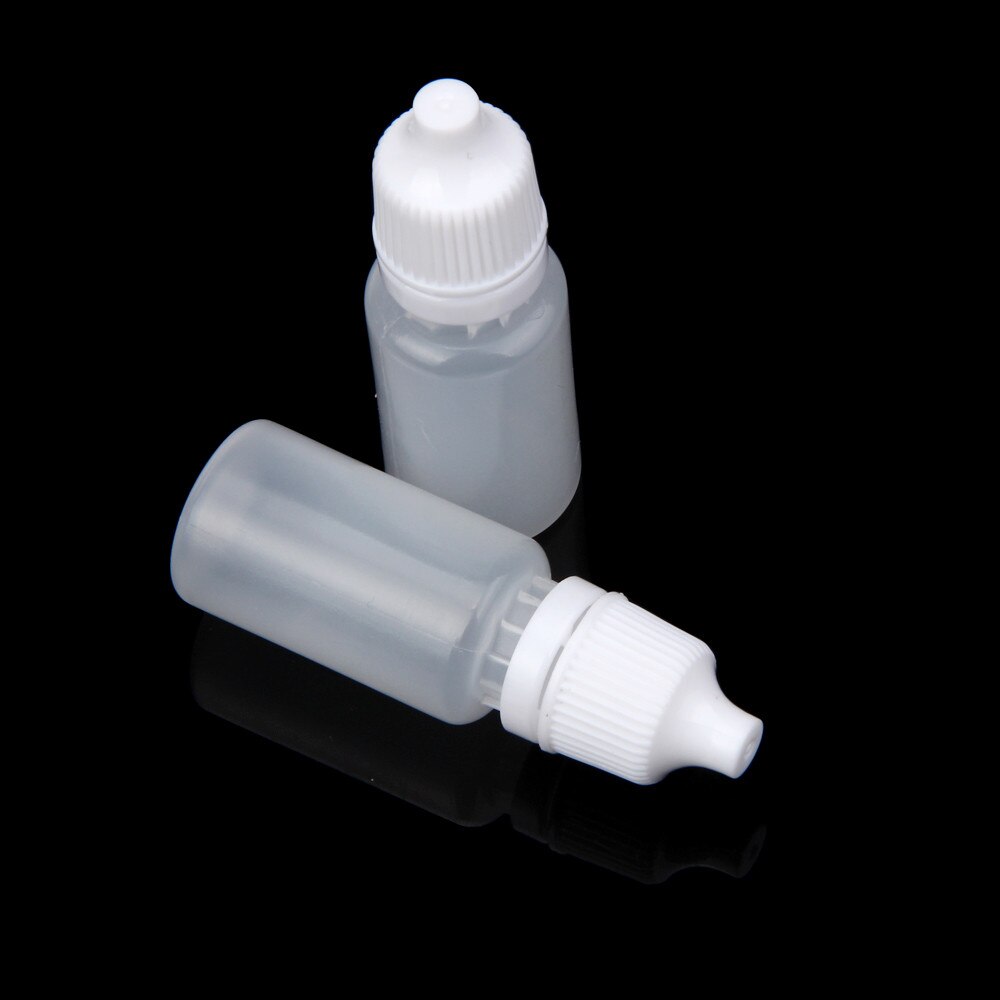 50 Stuks 10Ml Lege Plastic Squeezable Dropper Flessen Eye Liquid Dropper Hervulbare Flessen: 25PCS