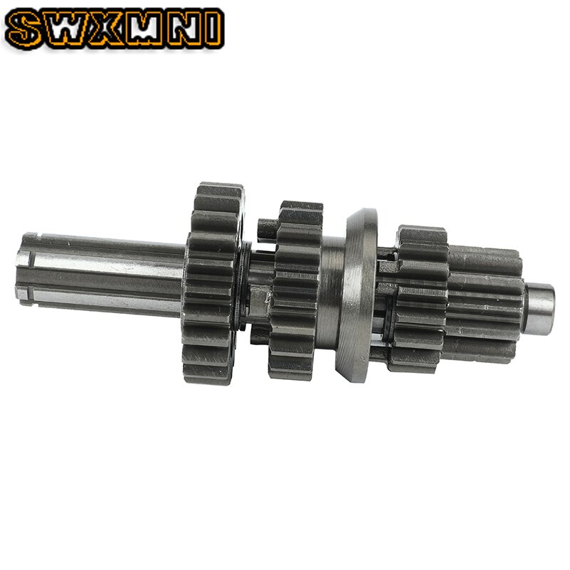 Lifan 125cc Main shaft Gear Kit for lifan 125 LF125cc 1P52FMI Horizontal Kick Starter Engines Dirt Pit Bikes Parts
