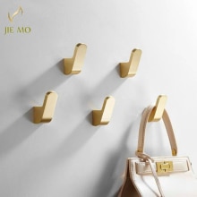 Badkamer Messing Muur Haak Jas Handdoek Haken Voor Badkamer Goud Koper Keuken Haak Kleding Haak JM210