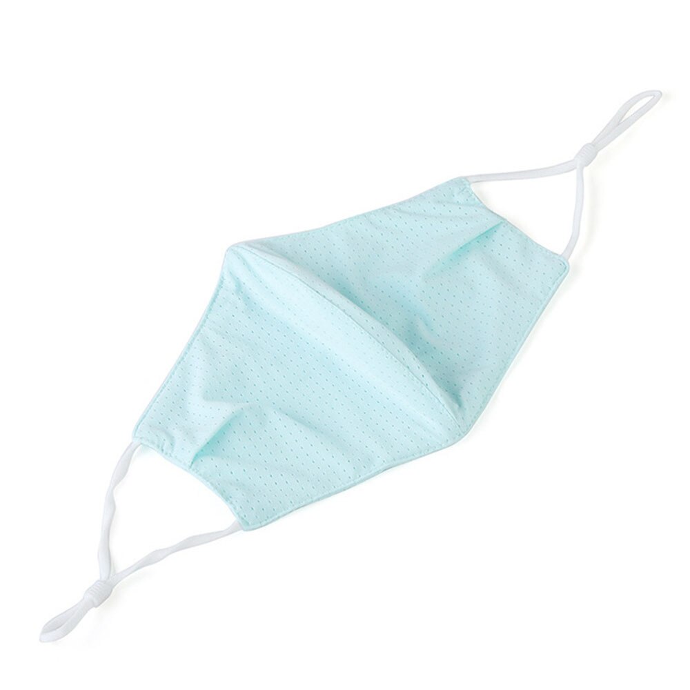 novedosa de seda de hielo boca Cosplay hombre mujer mascarillas Unisex cara sol protección calle deportes de ciclismo transpirables de adultos máscara: F