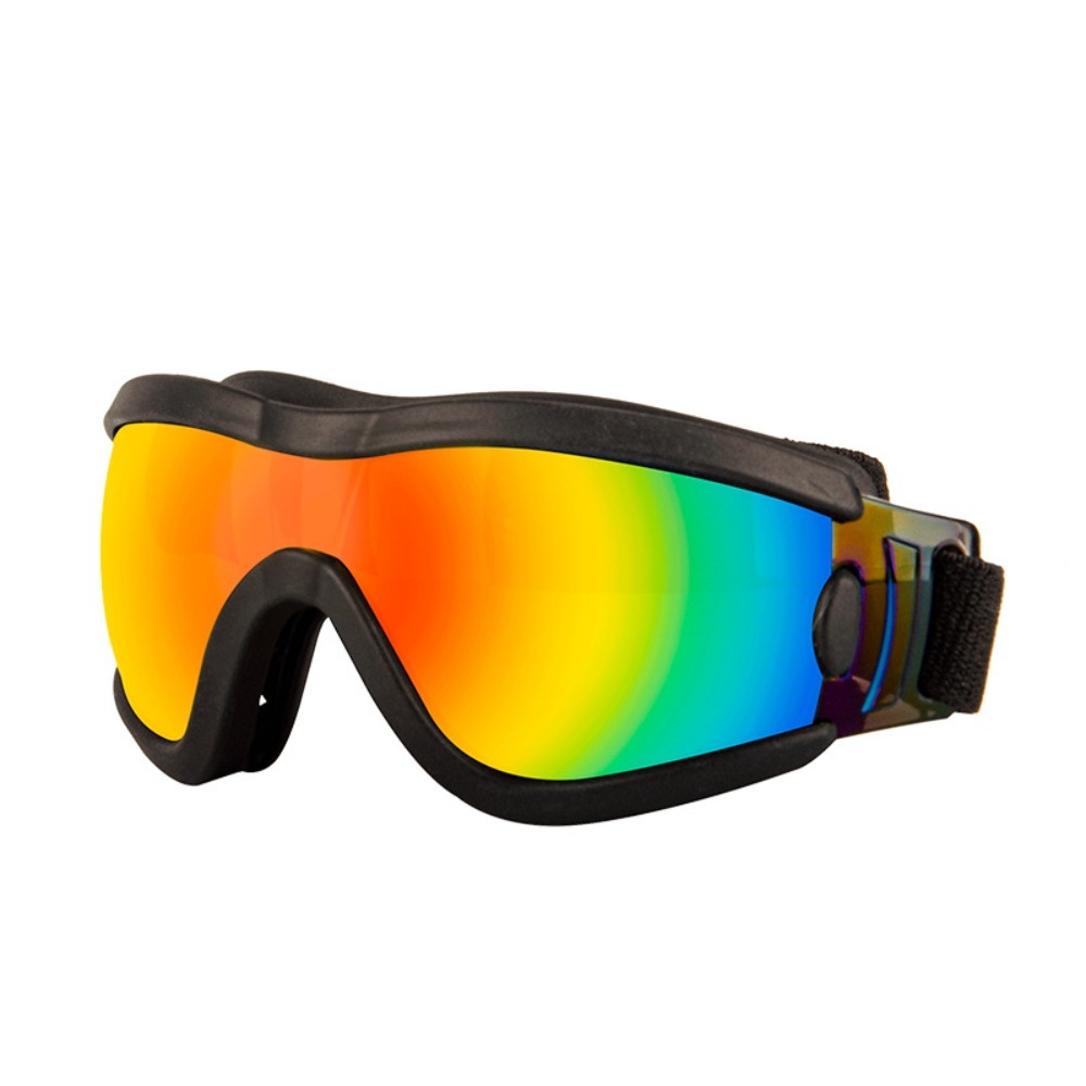 Lunettes de soleil pour chien, sangle réglable, résistantes aux UV, imperméables, coupe-vent, Anti-buée, pour animaux de compagnie, voyage: M / Violet