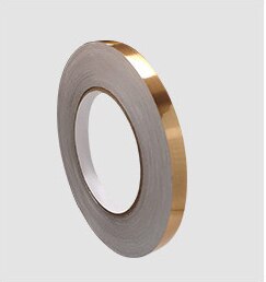 Baldosa de costura plateada y dorada de 0,5 cm/1cm, para el hogar pegatina de suelo impermeable, decoración para el baño, autoadherencia impermeable: Dorado / 1cm x 50 m