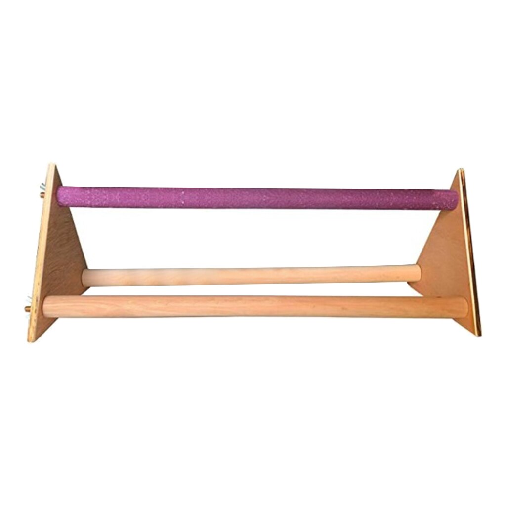 1pc Handmade Chicken Swing Bird Perch Stand Toy for Large Bird Parrot Hens Macaw