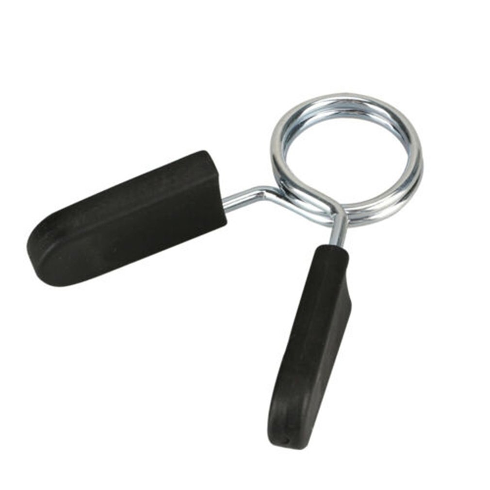 2pcs 25mm Barbell Fitness Clasp Weight Barbell Dumbbell Lock Clip Spring With Handle Fitness Equipment Accessories