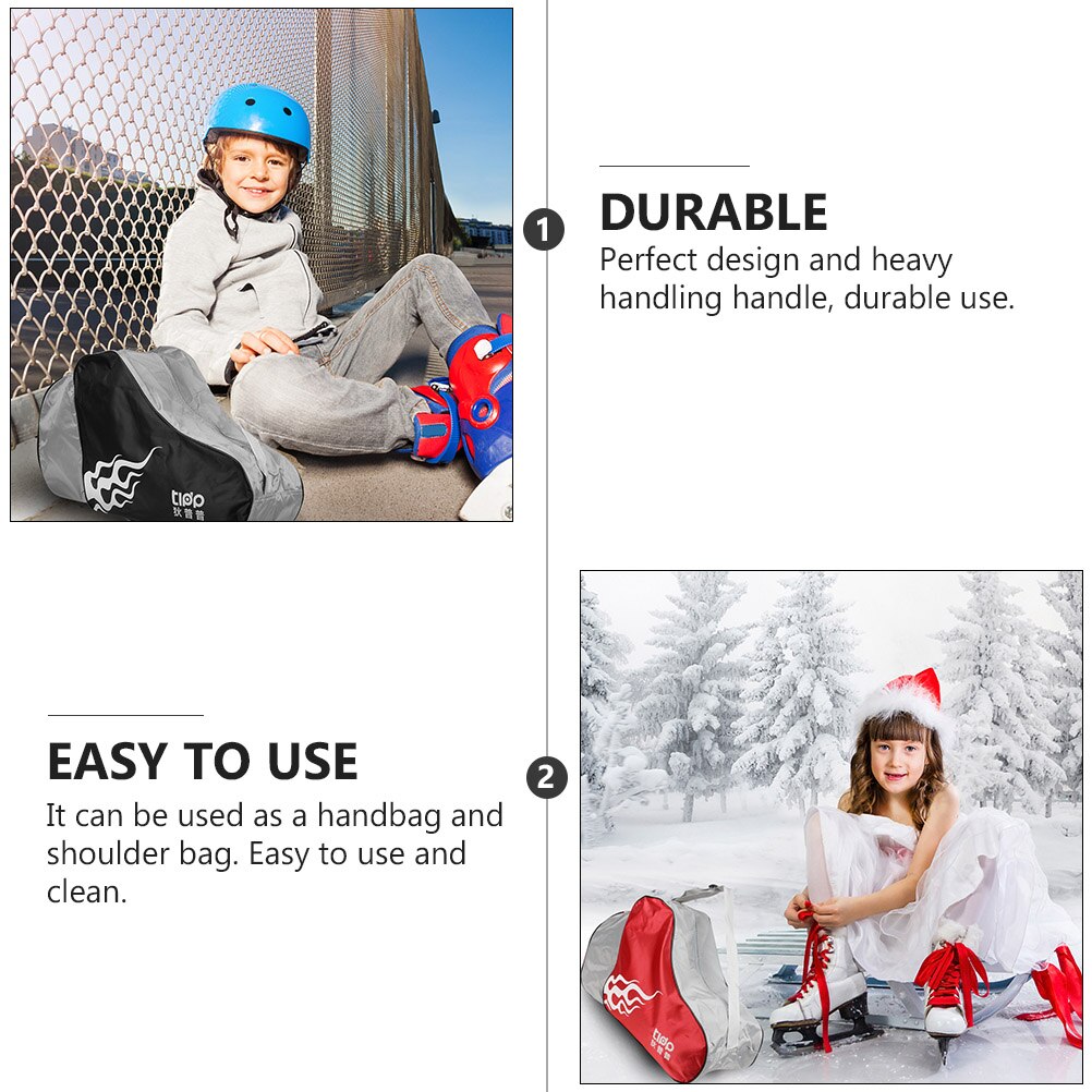 Triangle Bag Ice Skate Bag Roller Skate Bag Children's Roller Skates Backpack