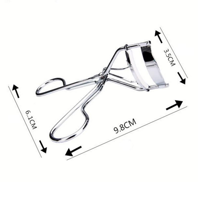 1pc sorte/sølv hvide krølle øjenvipper curler rustfrit stål øjenvipper kosmetisk makeup øjenvippe curler curling øjenvipper værktøj