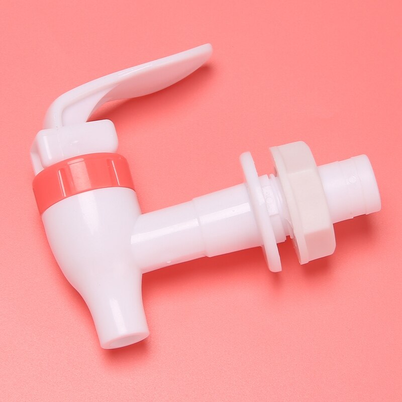 Spare Part Faucet Plastic Tap Drain Tap Dispenser White Pink