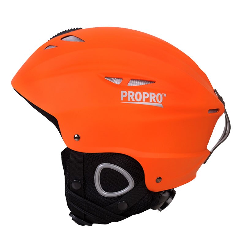 PROPRO Mannen Vrouwen Snowboarden Helm ABS Slagvastheid Winddicht Warm Houden Schaatsen Cap Ademend Sport Skiën Helm: Orange / L