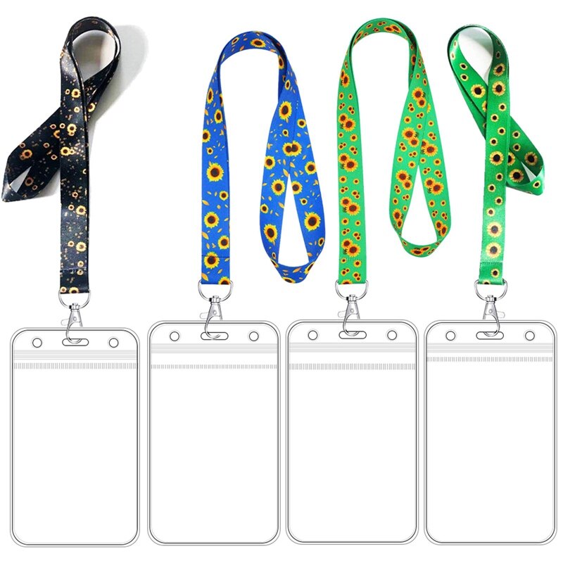 Student Bus Card Access Control Card Badge Badge Lanyard Card Holder Silicone Card Holder ID Card Sign