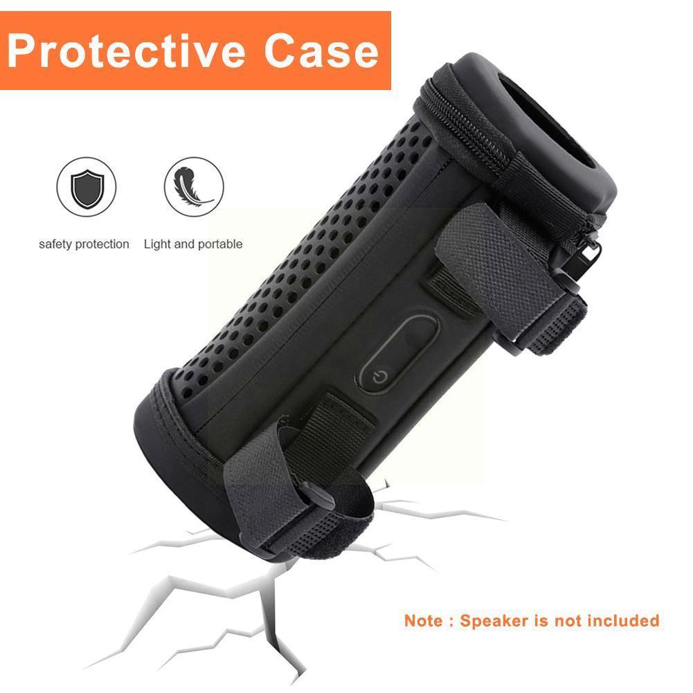 Hollowed Mesh Protective Hard Cover Bag Box For Flip4 Flip 5 Waterproof Bluetooth-compatible Speaker Accessories Q1d6
