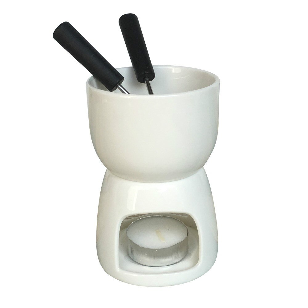 Mini chokolade fondue sæt, hightea servering fondue gryde, mini ostefondue smørmølle køkkenredskaber ostebeholder