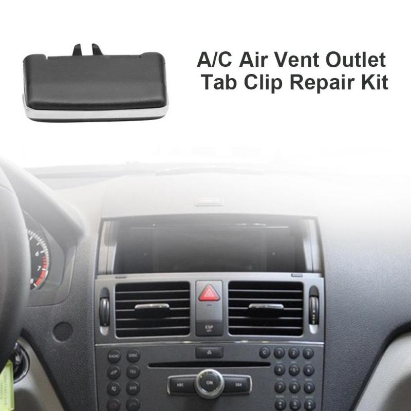 A/C Air Vent Outlet Tab Clip Auto Front Airconditioner Vent Reparatie Kit Voor Mercedes-Benz W204 c180 C200 C260 GLK300 GLK260