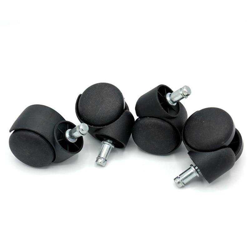 5pcs Universal Office Chair Wheels Swivel Caster Soft Safe Roller Wheel Support