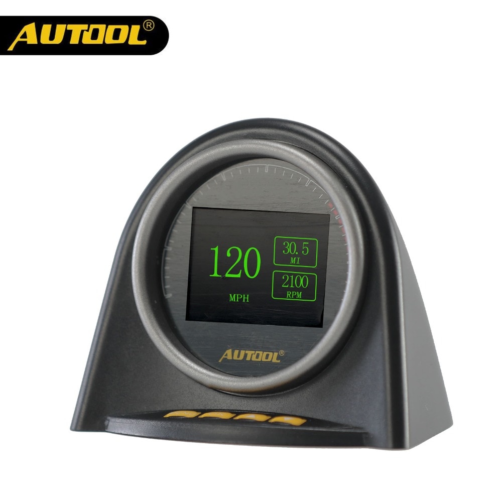 AUTOOL X70 Pantalla de cabeza para coche OBD2, medidor de cabeza para Auto HUD, velocímetro de temperatura automotriz, escáner de código de diagnóstico OBDII completo