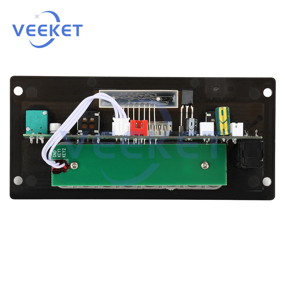 DC 5V 2*10W Bluetooth 5.3 MP3 Decoder Board 20W Versterker Audio MP3 Speler auto FM Radio Module TF USB Mic Record