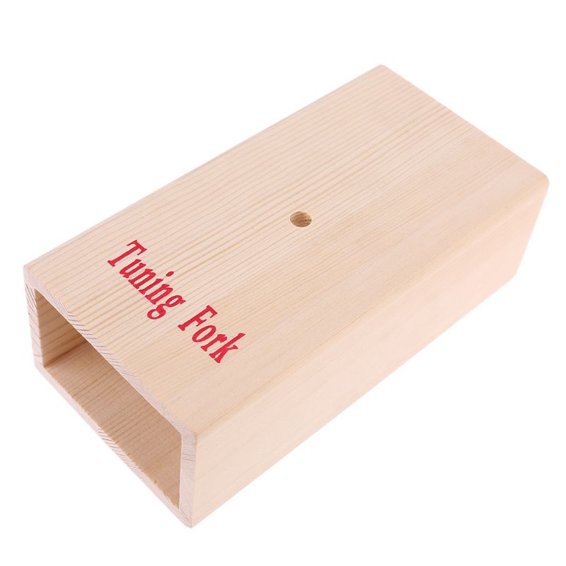 Diapason en alliage d'aluminium 440Hz pour l'expérience physique avec maillet et Bases en bois B85C