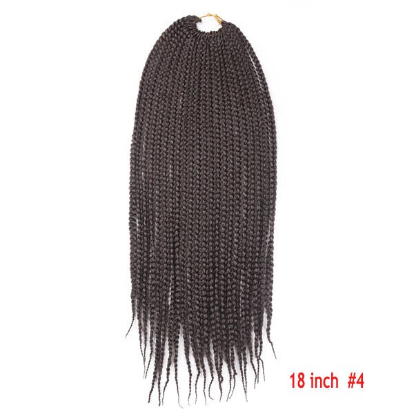 Ombre Crochet Hair Box Braids Synthetic Long Rainbow Pink Braiding Hair 22Strands Crochet Hair for African Braids: 17