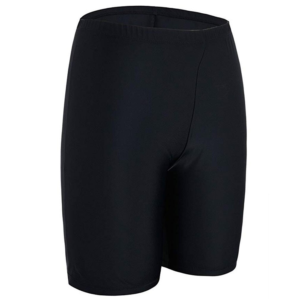 Vrouwen Sport Zonnebrandcrème Elastische Baden Bodem Skinny Capri Zwembroek Boomstammen Zwemmen broek # sw