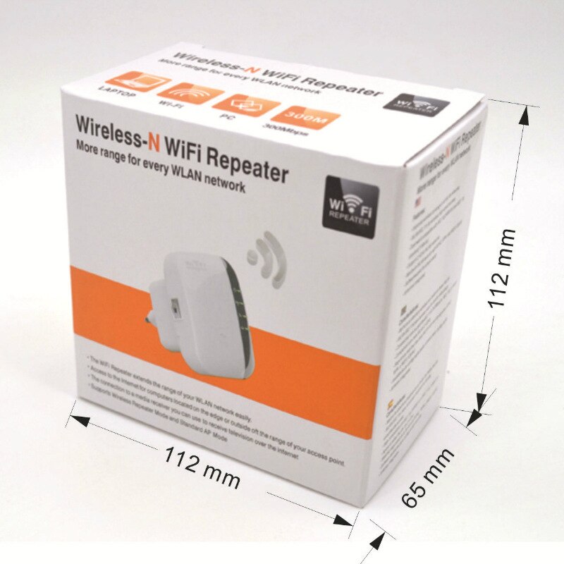 Wireless-N Wifi Repeater Netwerk Wifi Router Draadloze Signaal Versterker Draadloze Routing Extender 300M Range Extender Signaal Wps