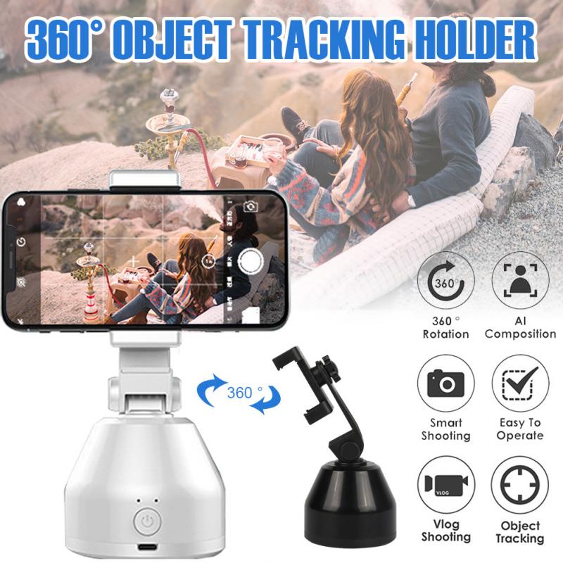 Trípode de disparo inteligente automático palo Selfie rotación 360, seguimiento facial, palo Selfie para foto, Vlog, grabación de vídeo en vivo