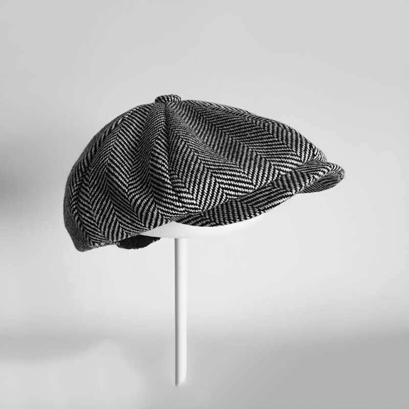 Speciale Aanbieding Mannen Britse Stijl Achthoekige Hoeden Gatsby Cap Klimop Hoed Vrouwen Katoen Flat Cabbie Cap Hoeden Krantenverkoper BLM203