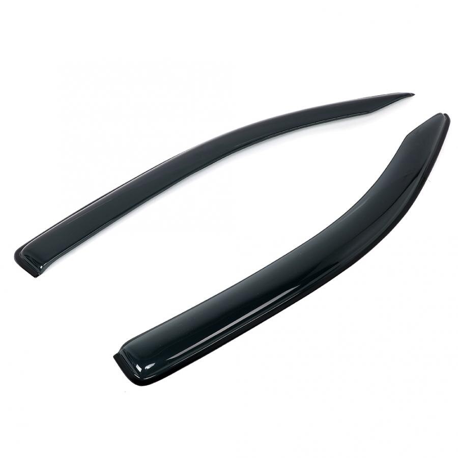2pcs Smoky Window Visor Shades Sun Rain Guard Fits for Toyota HIACE - car accessories Awnings Shelters