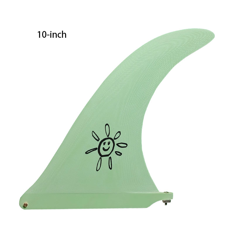 NUEVAS aletas de tabla de surf longboard de 10 pulgadas, material de fibra de vidrio, disponibles en varios colores, imprescindible para surfistas