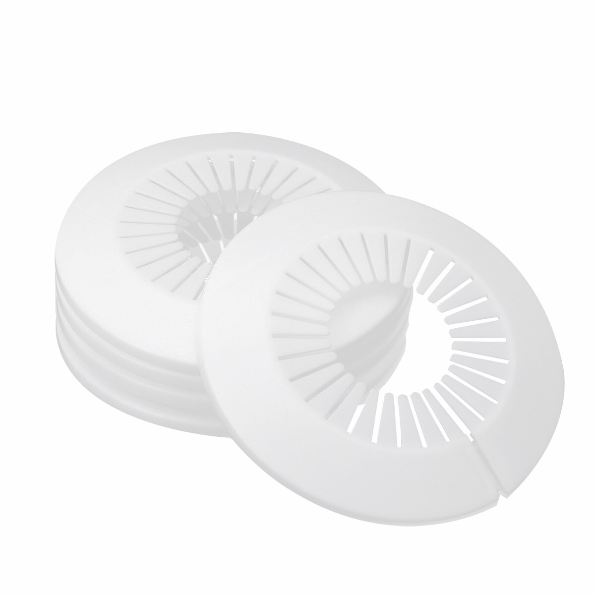 5/10 Water Pipe Decorations Snap On Plastic Radiator Escutcheon Drain Line Collar Cover Bathroom Kitchen Faucet Angle Valve Caps