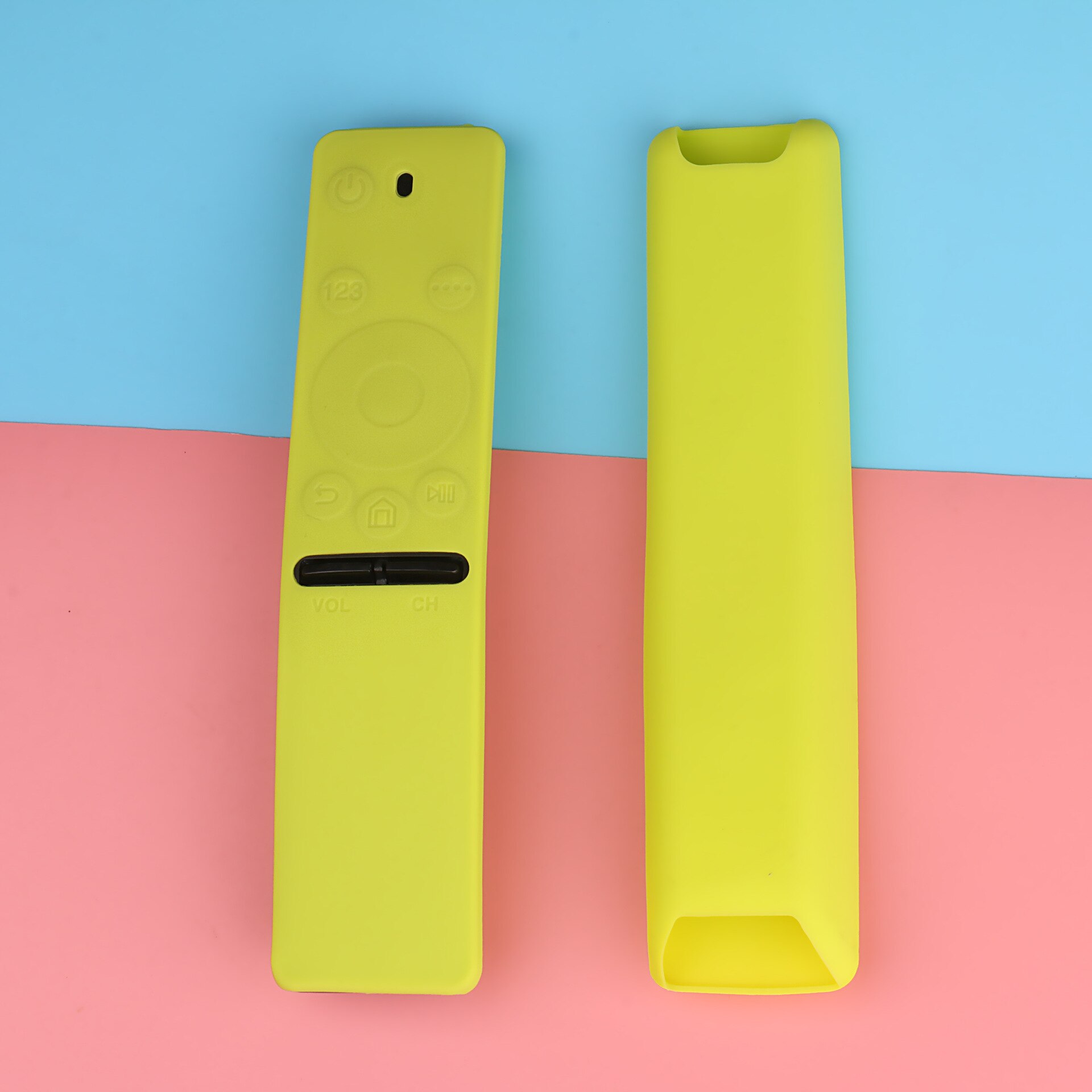 Soft Silicone Remote Cover for Samsung TV BN59-01259D UA49/UA55/UA65KU6880JXXZ 7700 Home Dustproof Remote Cover Case Shell Bags: green