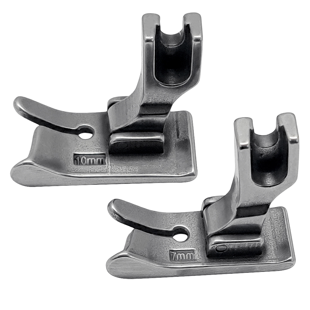 Prensatelas guía de borde derecho P351x, pies guía universales de lado derecho de 3-10mm para accesorios de máquinas de coser industriales, 1 Uds.