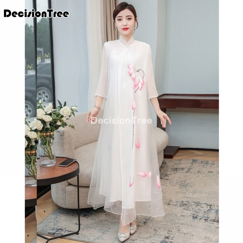 Vestidos chinos de estilo chino, qipao oriental, satén, estilo chino, cheongsam oriental,