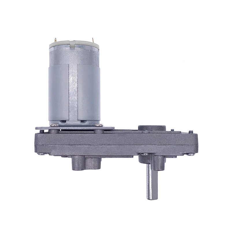 Snäckväxelmotor 12v reducerare 20-157 rpm likström högt vridmoment elmotor metallväxel back självlåsning för automationsutrustning
