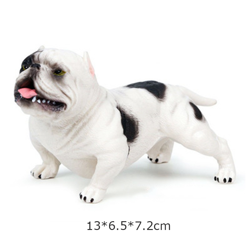 Bully Hond Pop Auto Interieur Ornamenten Grappige Auto Decoratie Dashboard Speelgoed Auto Interieur Accessoires Unisex Auto Decor: Black-White