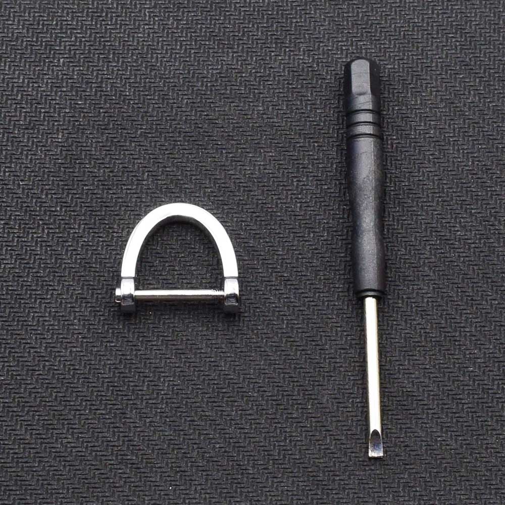 Aleación Galvanizada de forma circular llave de coche anillos U estilo llaveros de coche para Mini Cooper r56 Ford Ford Peugeot 207 VW Skoda asiento: U Style