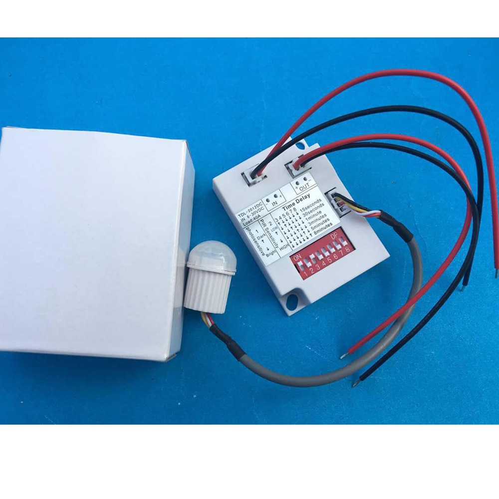 12V Pir Schakelaar Infrarood Motion Sensor Light Switch