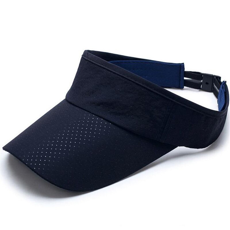 Summer Sun Hat Men Women Breathble Quick-Drying Hat Outdoor Travel Shade Visors Hat Fishing Beach UV Protection Wide Brim Cap: deep blue