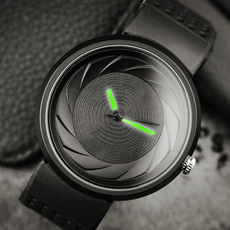 men's Enmex industrial wristwatch digital light sports quartz watches