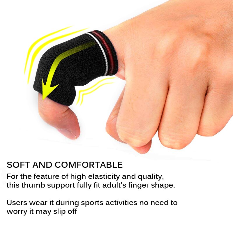 10 stk / sæt holdbar nylon finger ærmer vaskbar finger beskytter nyttige volleyball badminton sport beskyttende fingerspidsbeskyttelse