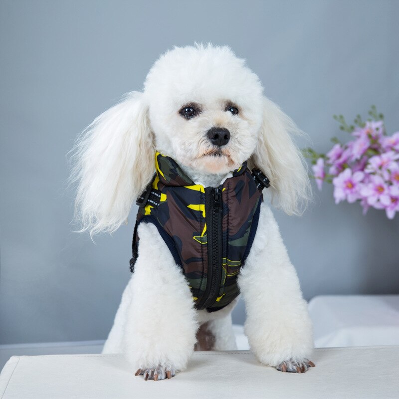 Hundebekleidung, tarnjacke mit geschirr, herbst/Wi...  Grandado