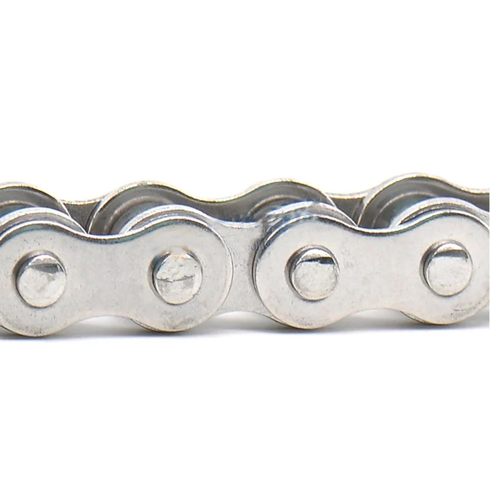 1 szt. 06B-1 łańcuch rolkowy poziom 9.525mm stal nierdzewna przemysłowy łańcuch transmisyjny/łącznik robić łańcuszka