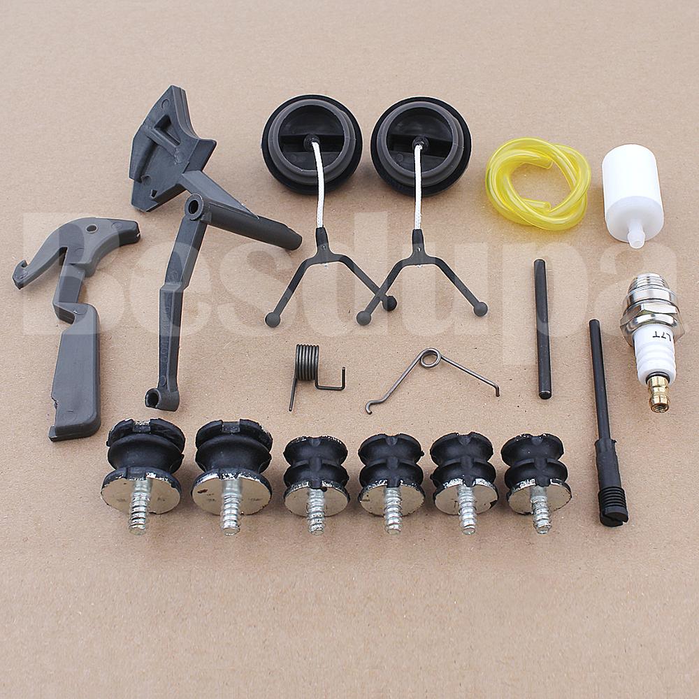 Amortiguador AV para motosierra Husqvarna 61, 268, 266, 272, 272XP, 501518002, 501518102 w