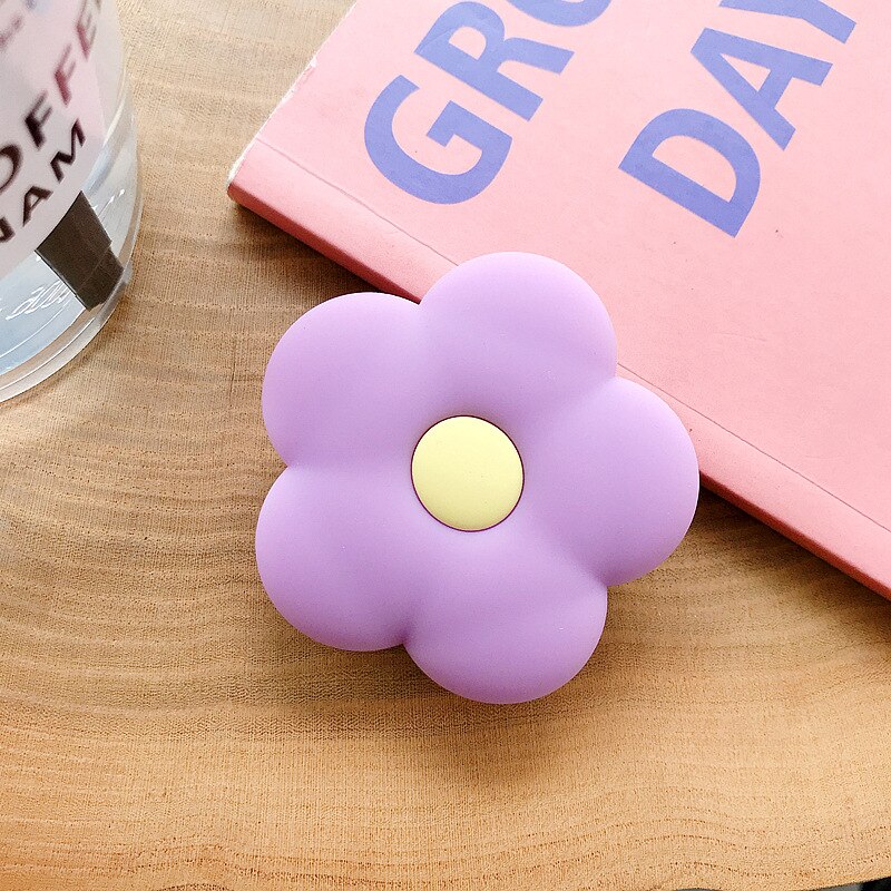 Epoxy Resin Universal Fresh And Lovely Flowers Foldable Grip Tok Bracket Mobile Phone Ring Bracket Mobile Phone Accessories: 12