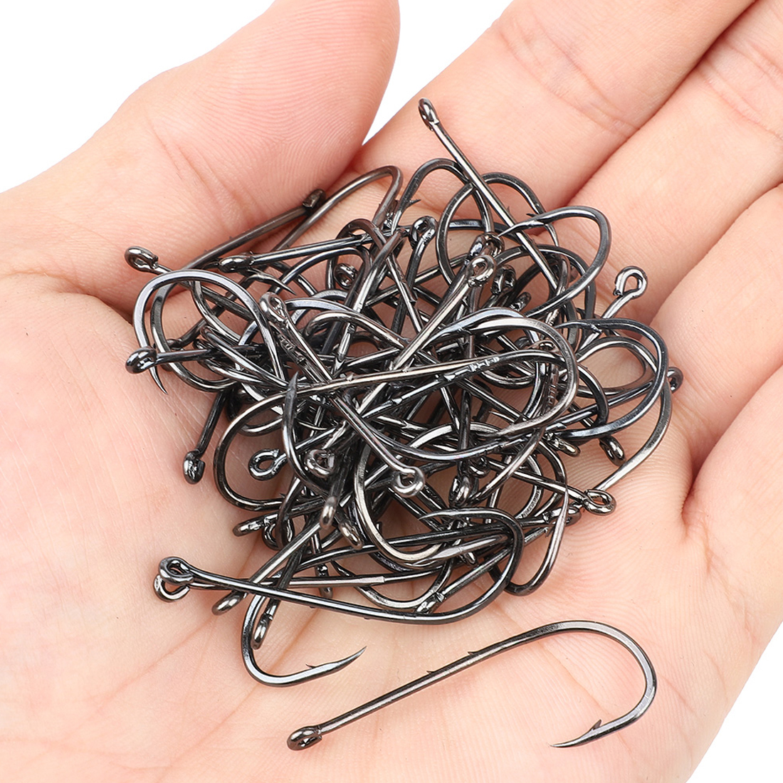 FishTrip Baitholder ami da pesca esche a vite senza bene gancio in acciaio ad contralto tenore di carbonio per orata, merluzzo, persico per spigola