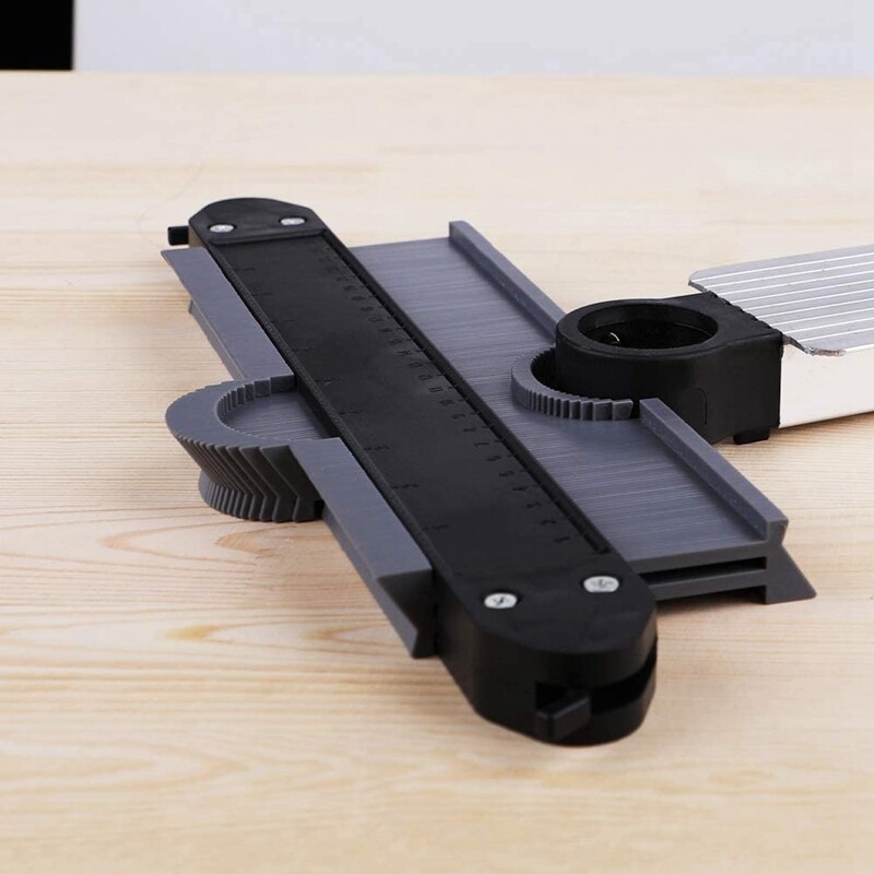 Contour Gauge 2 Pack Plastic Profile Gauge with Lock Wider Contour Ruler Outline Tool Measure the Shape (10 Inch,5 Inch)