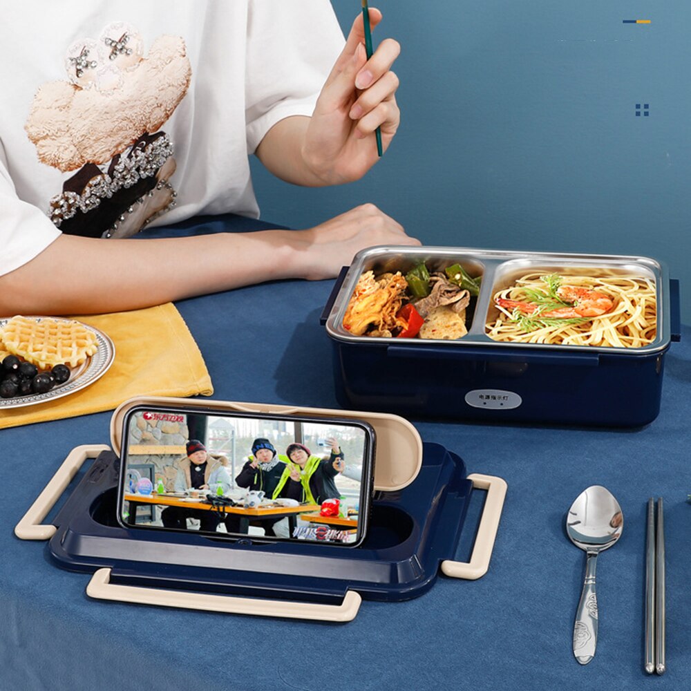 Food thermal insulation electric lunch box portable food electric heater household vehicle mounted food heating lunch box