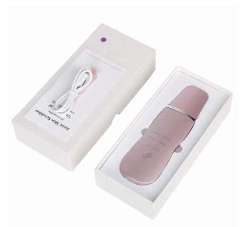 Sonic vibration skin scrubber / mini portable rechargeable ultrasonic skin scrubber