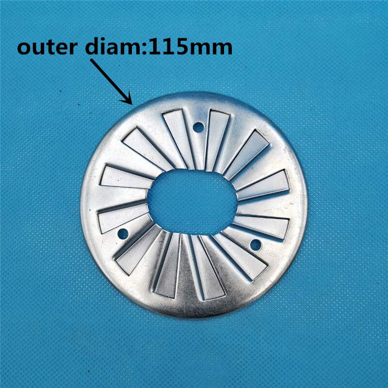 Burner flame plate fire stabilizing ring OD102MM/115MM/135MM/165MM Burner flame disk: Dark Khaki