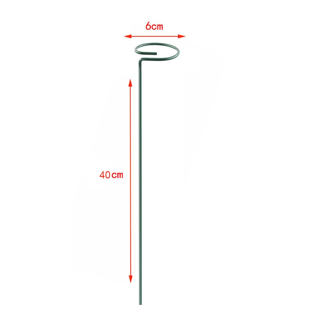 1PCS Single Plant Stem Support Durable Gardening Tools Flower Branch Vegetables Plant Support Frame Plant Stake Rack: 40cm