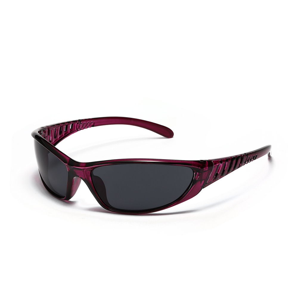 Gafas de montura Ovalada para hombre y mujer, lentes multicolores góticos para deportes de ciclismo al aire libre, UV400, Retro, Y2K, Punk, Hip Hop, novedad de 2023