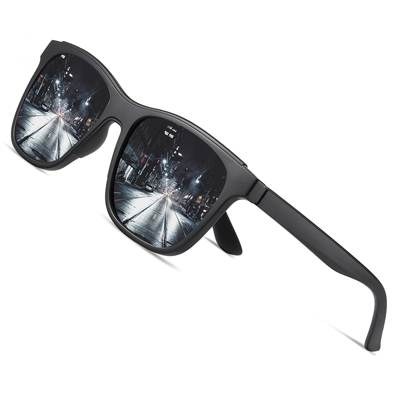 AOFLY BRAND Gepolariseerde Zonnebril Mannen TR90 Frame Mode Spiegel Rijden Vissen Zonnebril Mannelijke zonnebril heren UV400